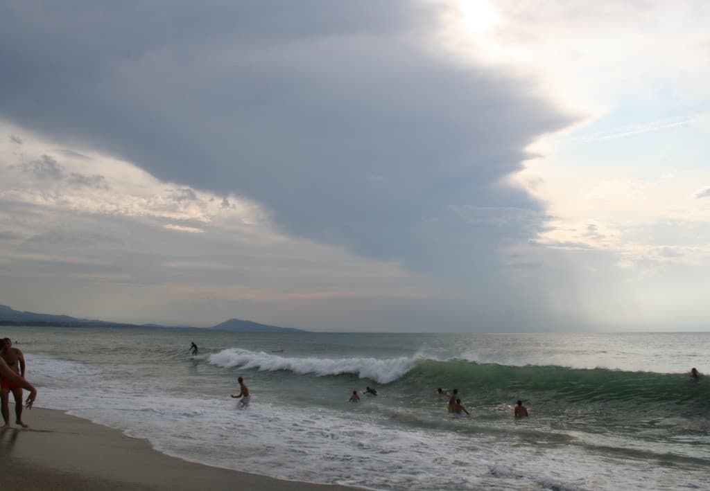 orage à l'horizon