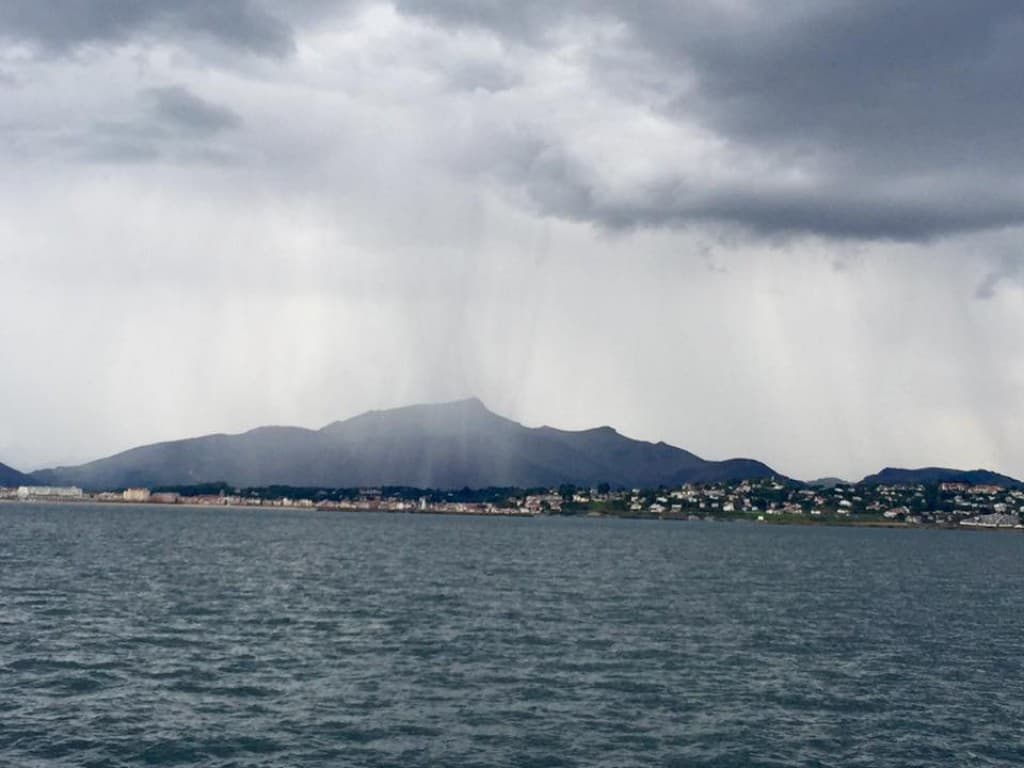 Pluie sur la Rhune
