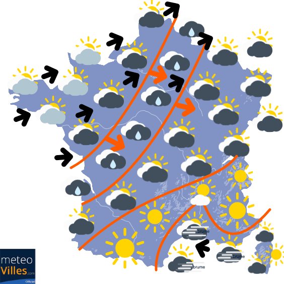 Baisse sensible et généralisée des températures pour mardi