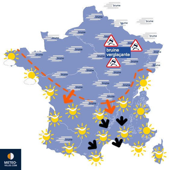 La grisaille revient par le nord