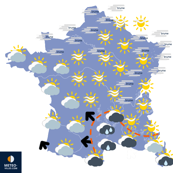 Retour de la pluie, du vent et hausse des températures