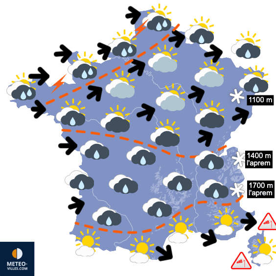 Pas de réelle accalmie avant mardi