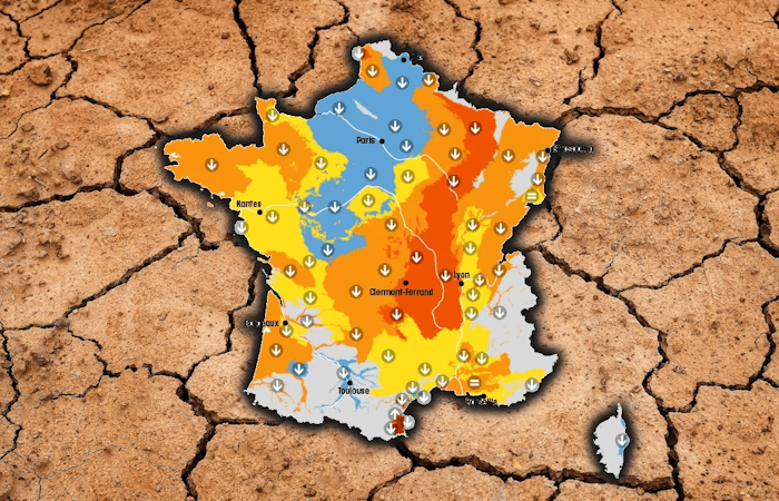 La sécheresse s'installe et va s'accentuer sous l'effet de la canicule