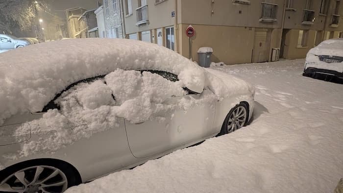 Retour de la neige dans le nord-est