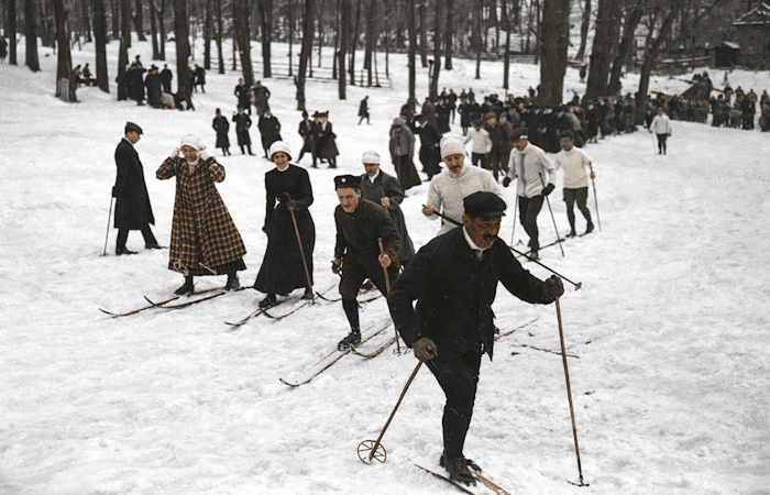 Quand on skiait à Paris en mars !