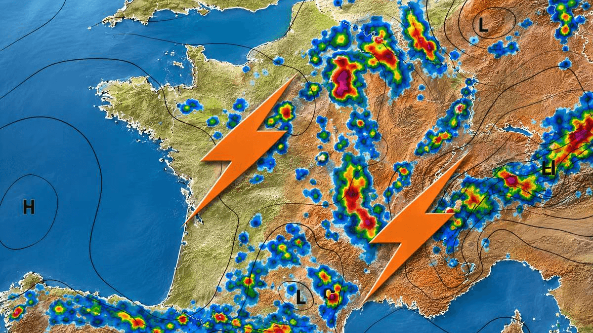 Orages : grêle et violentes rafales de vent vont se généraliser dans les prochains jours
