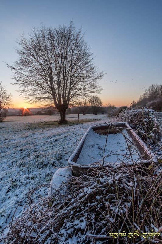 Faible enneigement au lever