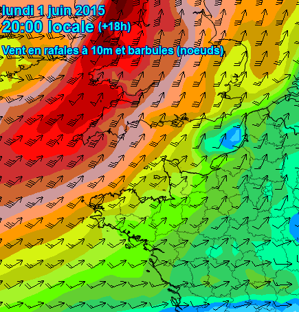 Image d'illustration pour Dépression Kamil : coup de vent en Manche et Mer du Nord