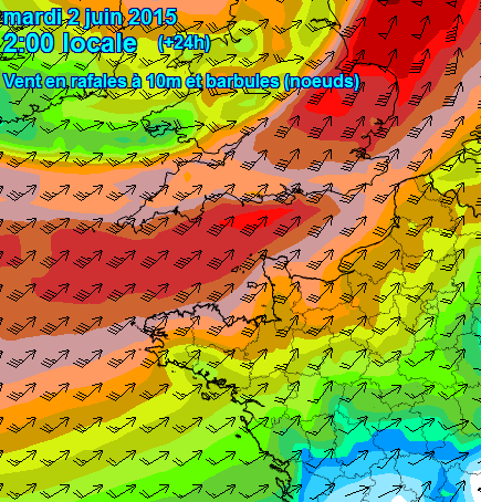 Image d'illustration pour Dépression Kamil : coup de vent en Manche et Mer du Nord