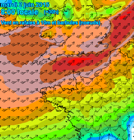 Image d'illustration pour Dépression Kamil : coup de vent en Manche et Mer du Nord