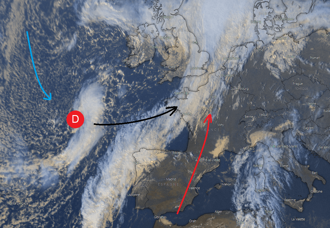 Image d'illustration pour Vers une dégradation massive du temps en début de semaine