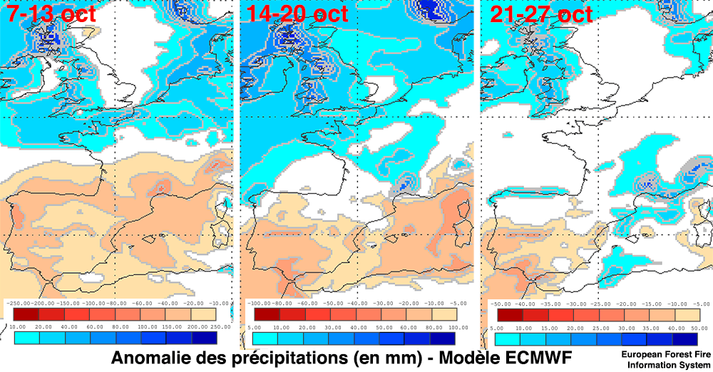 Image d'illustration pour Régions Méditerranéennes : enfin des pluies pour la 2e moitié d'octobre ? 