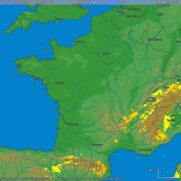Image d'illustration pour Orages pluvieux en Ardèche (Rhône-Alpes)