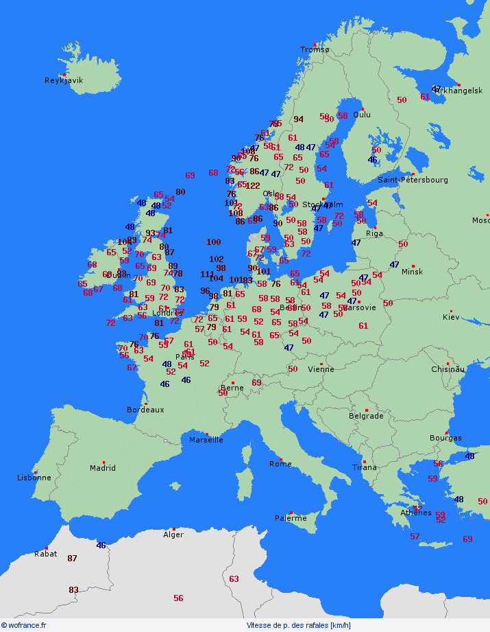 Image d'illustration pour Dépression Kamil : coup de vent en Manche et Mer du Nord