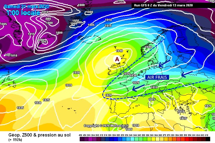 Image d'illustration pour Grand retour de l'anticyclone pour la seconde quinzaine de mars