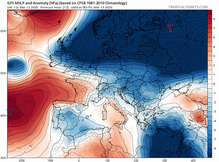 Image d'illustration pour Grand retour de l'anticyclone pour la seconde quinzaine de mars