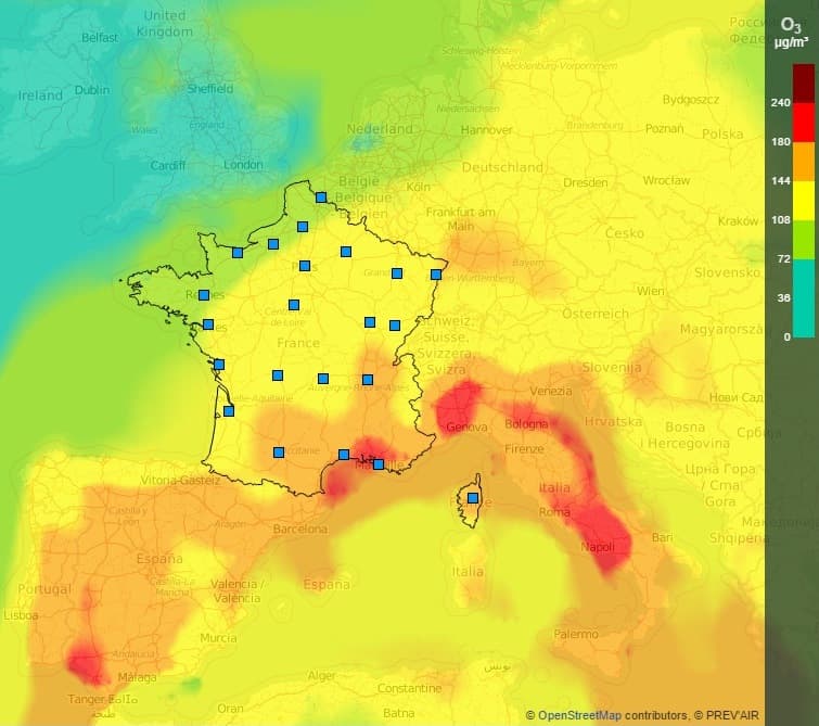 Image d'illustration pour Pic de pollution à l'ozone près de la Méditerranée