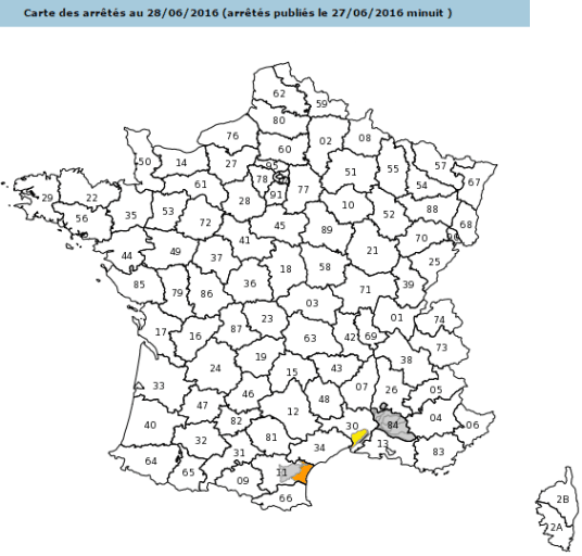 Image d'illustration pour Arrêtés sécheresse sur l'Aude, le Gard et le Vaucluse
