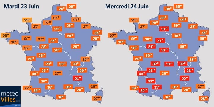 Image d'illustration pour Soleil et fortes chaleurs en France la semaine prochaine