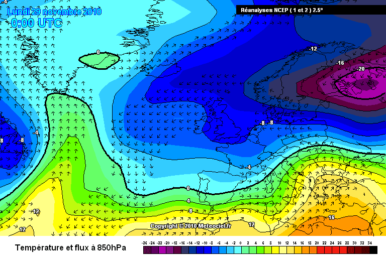 Image d'illustration pour Vague de froid et neige précoces fin novembre 2010