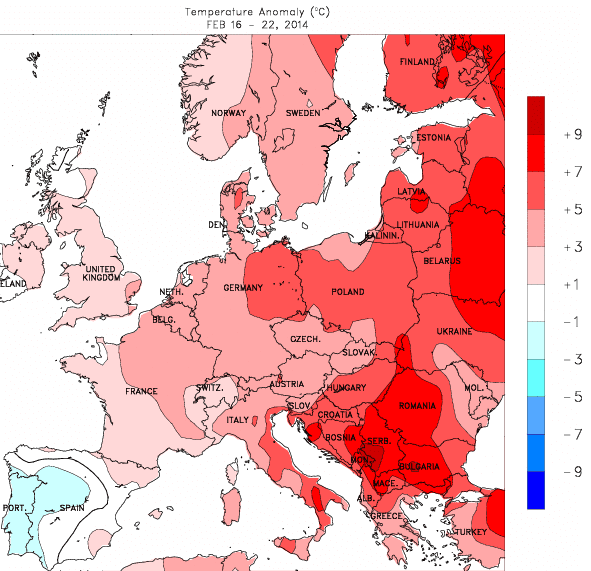 Image d'illustration pour Bilan météo hebdomadaire en France et en Europe