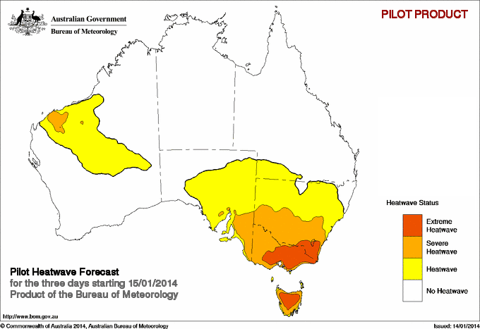 Image d'illustration pour Nouvelle canicule en Australie