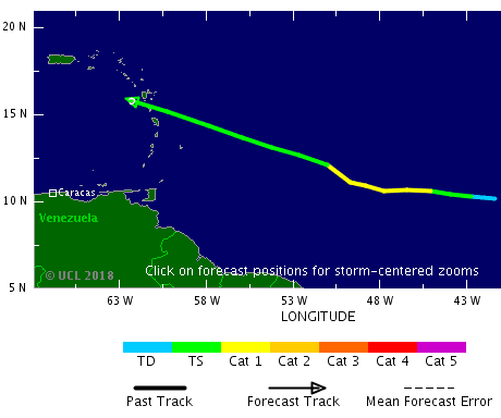 Image d'illustration pour Cyclones Beryl et Chris sur l'Atlantique