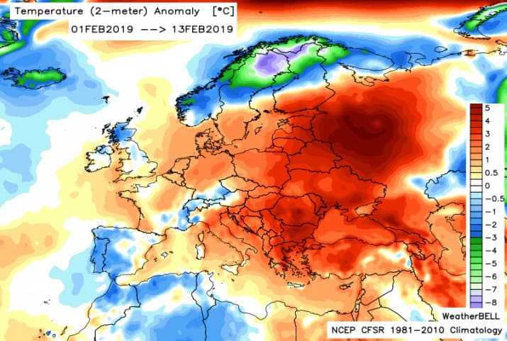 Image d'illustration pour Vers une seconde quinzaine de février très douce ? 
