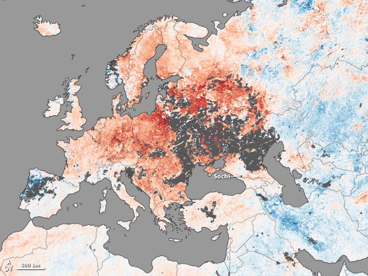 Image d'illustration pour Froid en Amérique du Nord et doux en Europe : les cartes