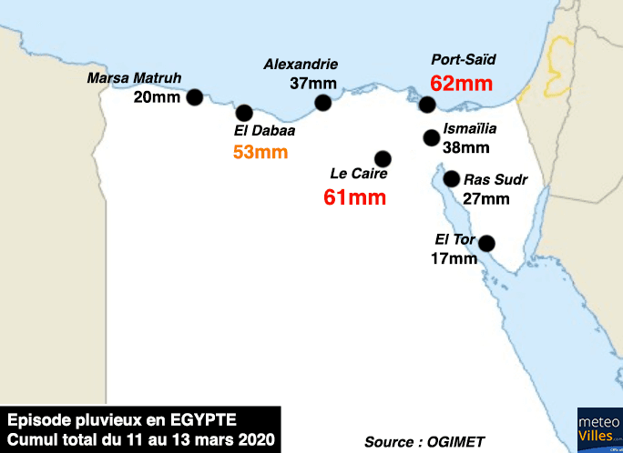 Image d'illustration pour L'Egypte en proie à des inondations meurtrières 