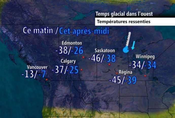 Image d'illustration pour Neige et verglas aux Etats-Unis - records de froid au Canada