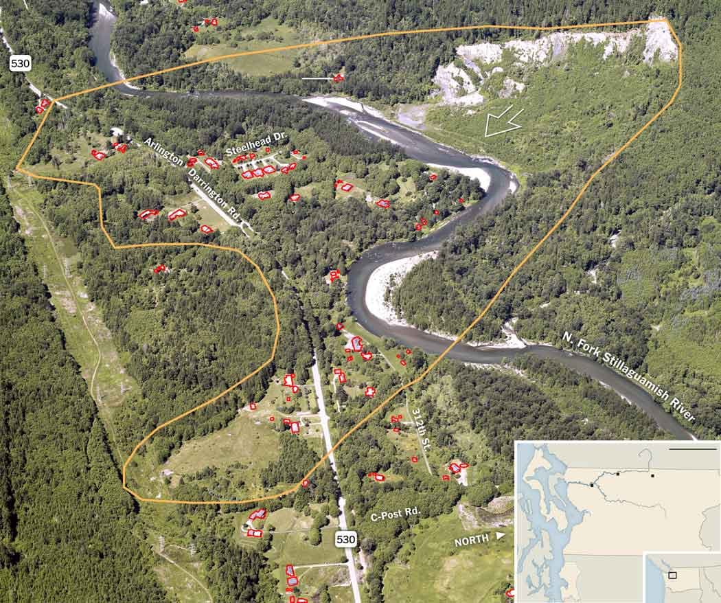 Image d'illustration pour Glissement de terrain à Oso aux Etats-Unis