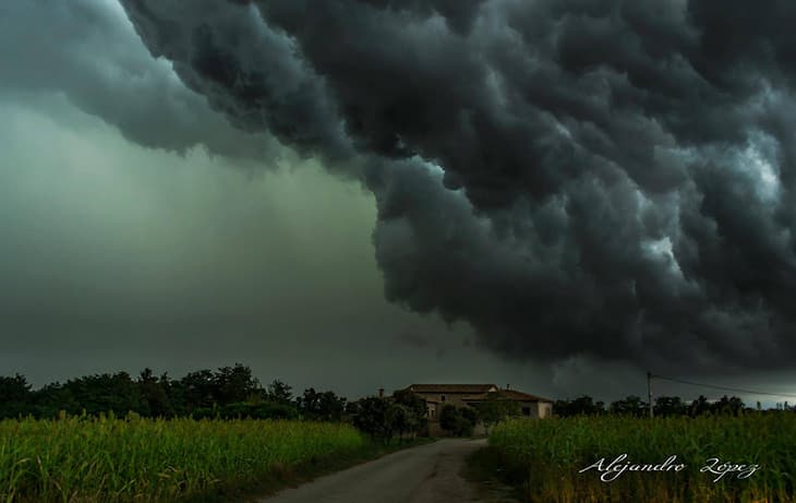 Image d'illustration pour Violents orages de grêle en Espagne