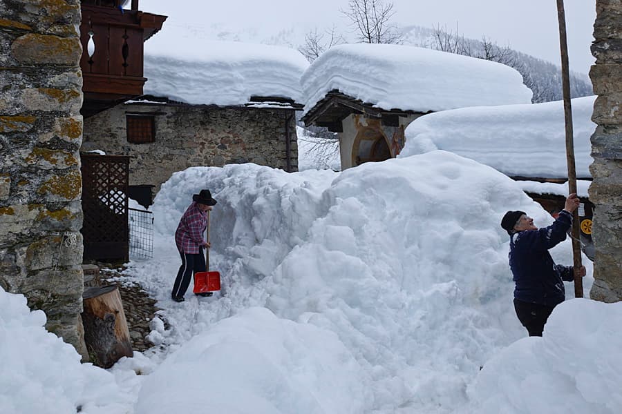 Image d'illustration pour Grosses quantités de neige sur les Alpes Italiennes