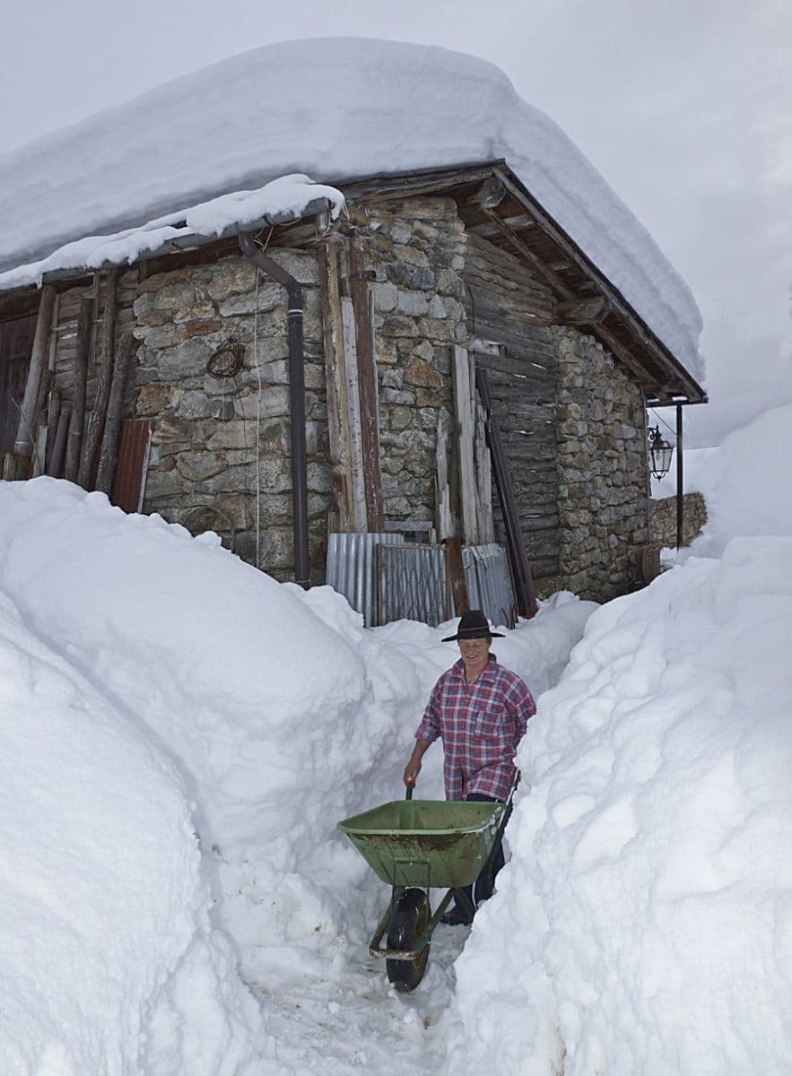 Image d'illustration pour Grosses quantités de neige sur les Alpes Italiennes