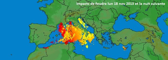 Image d'illustration pour Fortes pluies orageuses en Corse