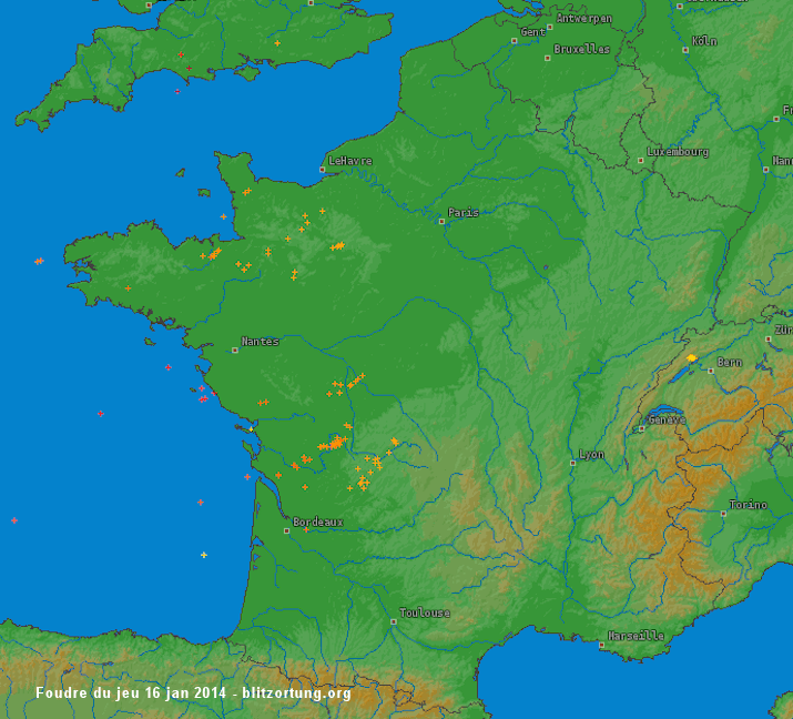 Image d'illustration pour Orages de grêle sur l'Ouest