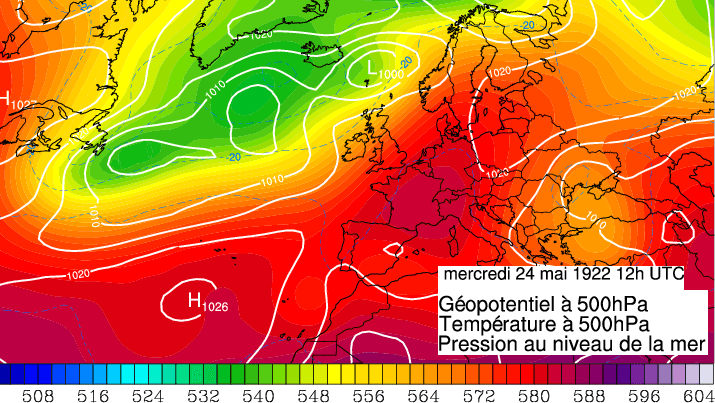 Image d'illustration pour Une vague de chaleur exceptionnelle en mai 1922 - Record à Paris