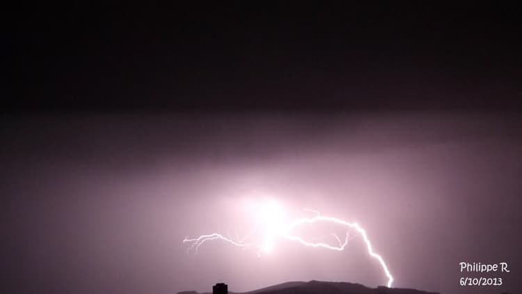 Image d'illustration pour Orages, trombes et possible tornade dans le Sud-Est