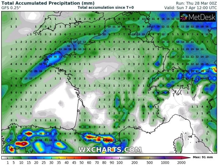 Image d'illustration pour Déficit de pluie record, sécheresse & incendies au Sud-Est