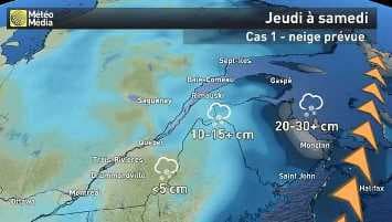 Image d'illustration pour Tempêtes (Nor'easter) entre Québec et Nord-Est des Etats-Unis
