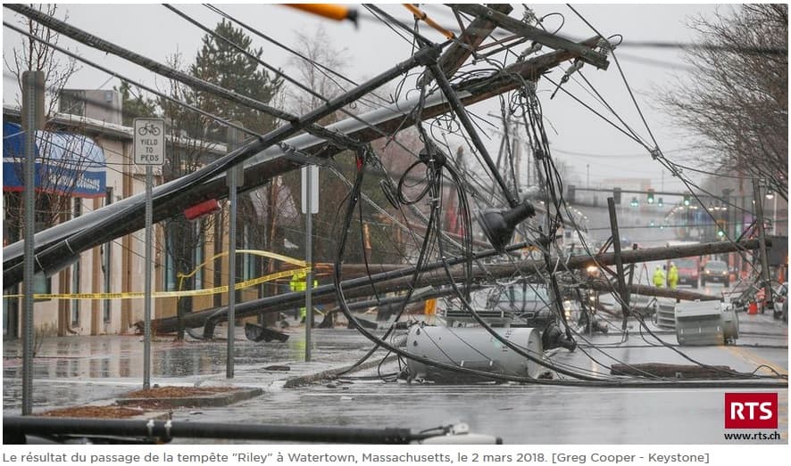 Image d'illustration pour Tempêtes (Nor'easter) entre Québec et Nord-Est des Etats-Unis