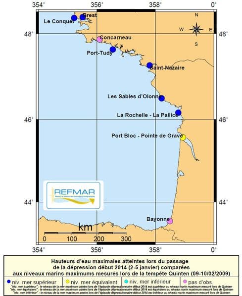 Image d'illustration pour Synthèse de l'épisode vagues submersions du 31 janvier au 2 février
