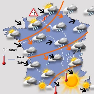 Le temps se calme provisoirement 