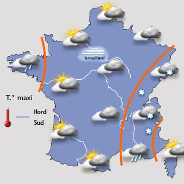 Encore assez froid et parfois neigeux jusqu'à samedi