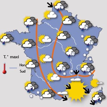 Une semaine très humide et un peu moins froide 