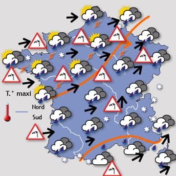 Pas de réelle accalmie en vue, mais provisoirement moins de vent 