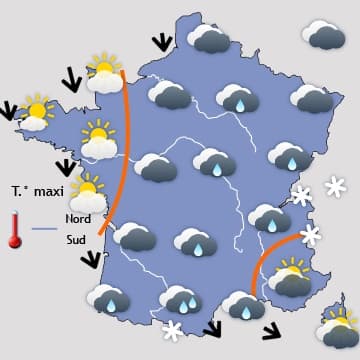 Début de semaine calme et gris, avant le retour d'un temps agité 