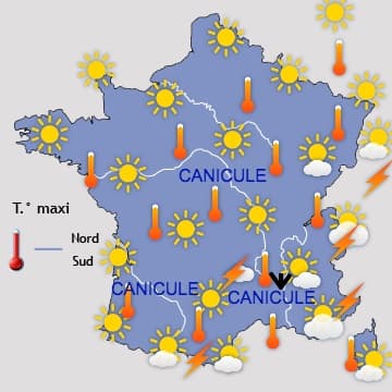 CANICULE jusqu'en milieu ou fin de semaine prochaine 