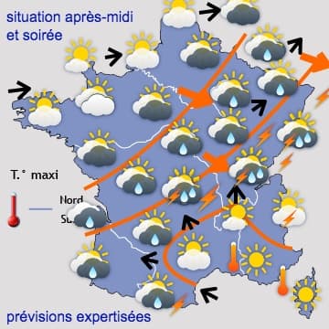 Retour du soleil et de la chaleur en 2eme partie de semaine 